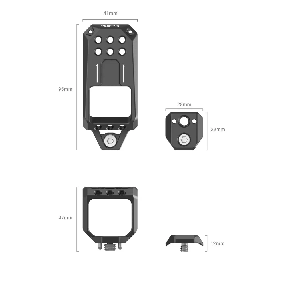 Smallrig Top Plate for Sony FX30 / FX3 XLR Unit MD3990 Lightweight For Sony FX30 / FX3 XLR Handle Accessories