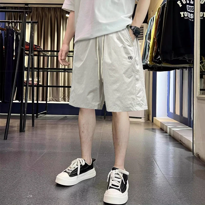 

Outdoor Qui Dry orts Men Summer American Sports Dopane Beach Pants Breathable Sun Protection Medium Length Trendy Five...