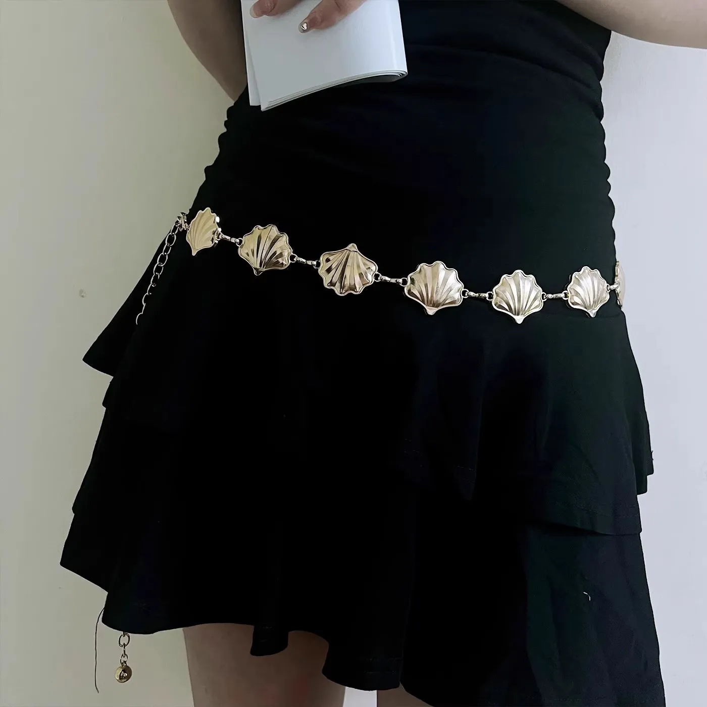 Sommerliche Metall-Taillenkette, Retro-Schmetterlings-Dünngürtel-Accessoires, Hunderte passende Kleider, Gürtelketten, hochwertig – Detail 7