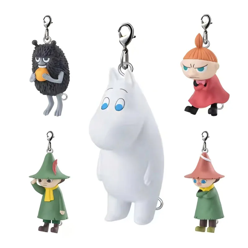 ของเล่นโมเดลสะสม แบนได กาชาปอง มูมิน อนิเมะ สำหรับเด็ก ของขวัญ ฟิกเกอร์ แอคชั่น ตกแต่งโต๊ะทำงาน