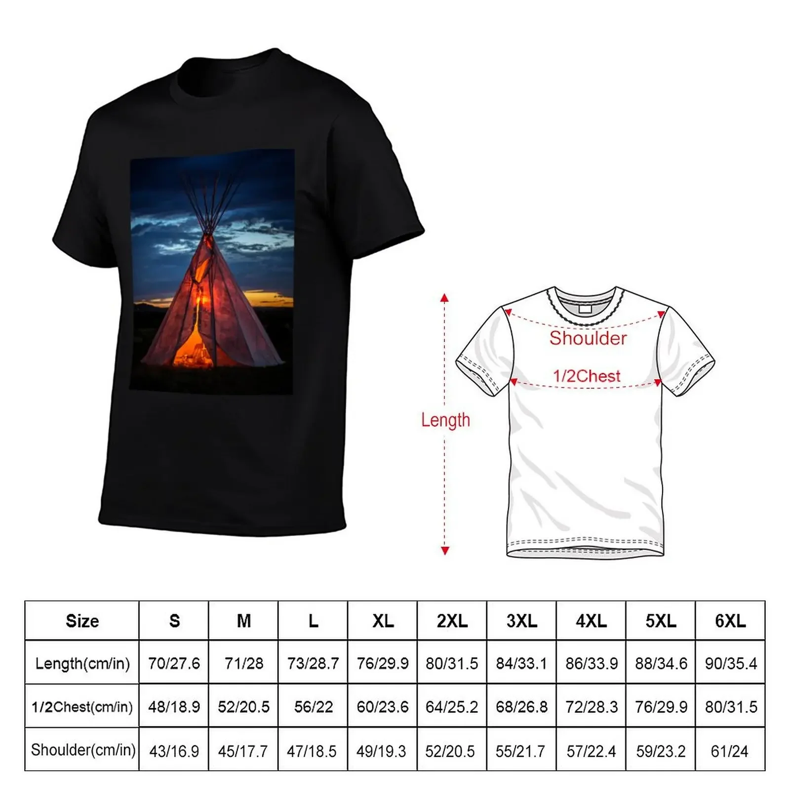 Southwestern Teepee Sunset Pullover Hoodie new edition plain t shirts men street wear t shirts for men pack