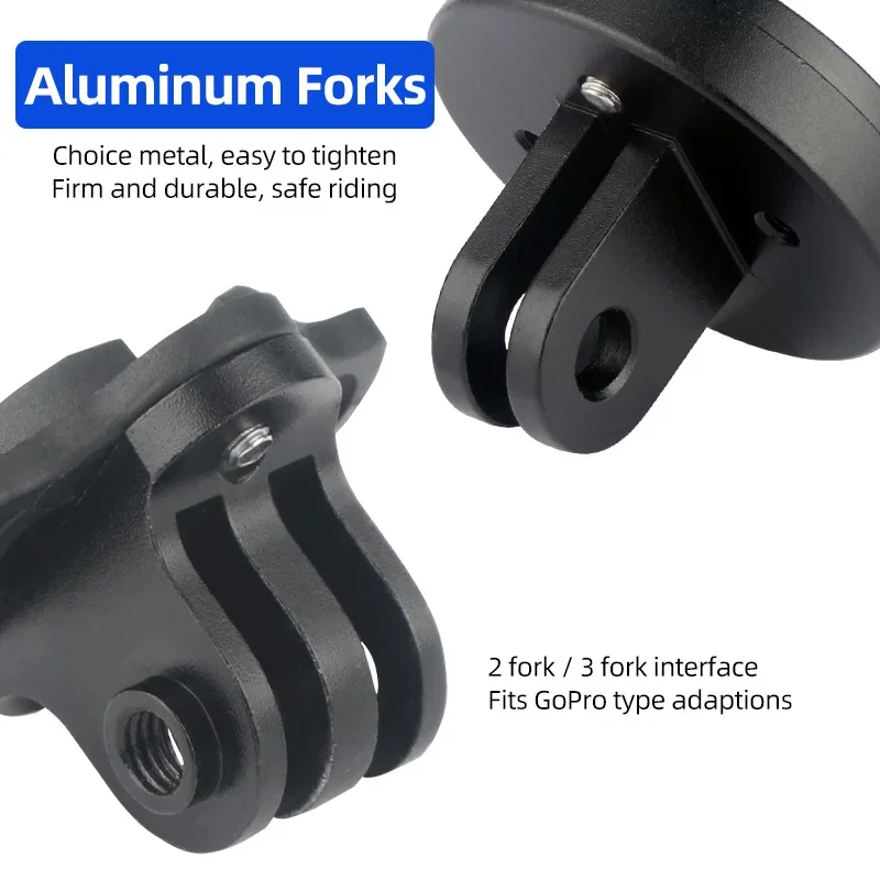 Bike Computer Mount Adapter Dual/Triple Fork Bracket Under Mount Holder for Garmin Bike Computer