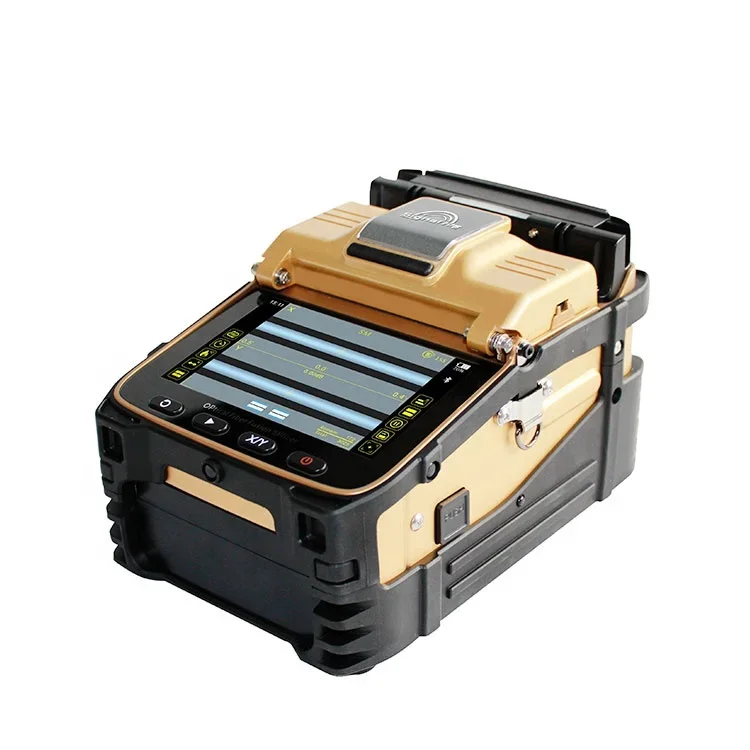 Optical Fiber Fusion Splicer AI-8C FTTH Project Fusion Splicing Machine Six-motor Auto Focus