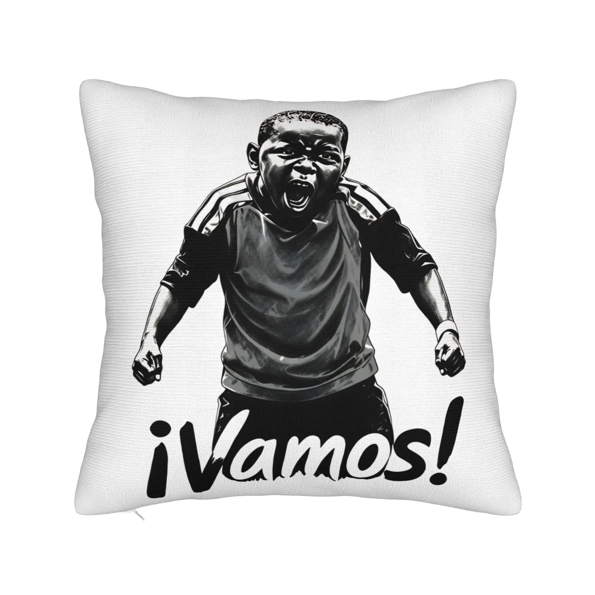 Vamos! Lamines Yamals Keyne Spain Pillowcase Polyester Cushion Cover Decorative  Pillow Case Cover Home Zipper 40*40cm