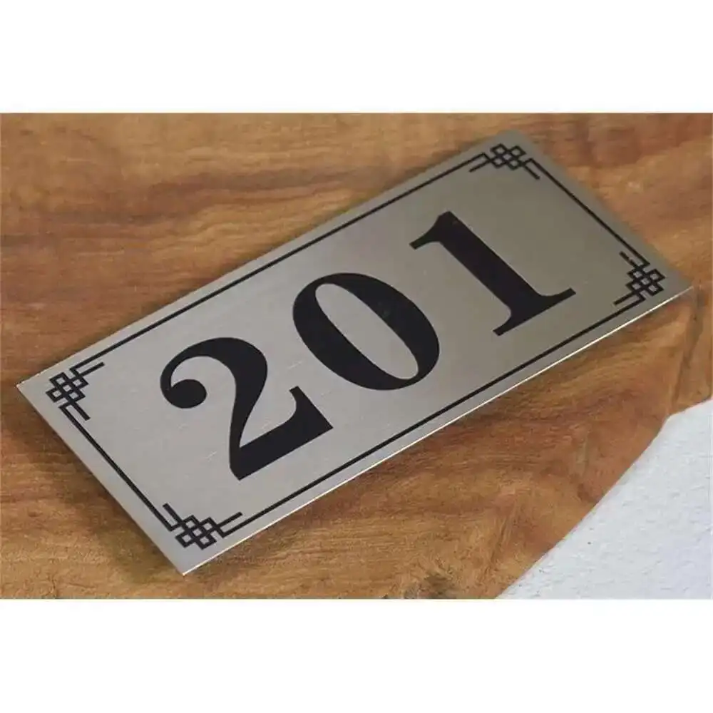 

Building No. Floor Room No. Indicator Signage Plate Hotel Door Number Plates