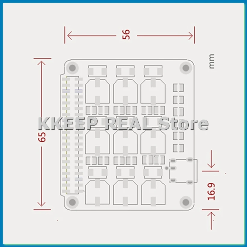 Power Filter Purification Board for Audio Decoder Board HIFI Expansion Module F11-003(A)-A20R