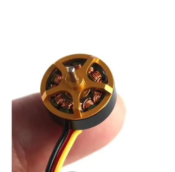 MP05 brushless motor 1304 4000KV motor for indoor airplanes drones 120g thrust on 2S with mount RX62HE-A2 FlySky 2A receiver