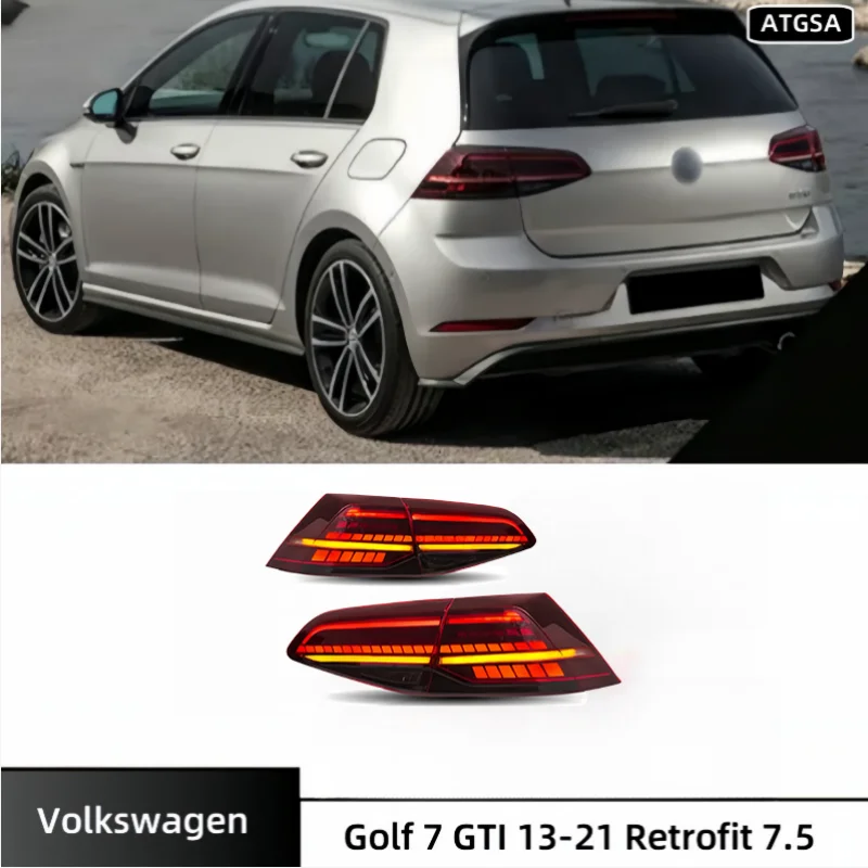 

Car taillights for Volkswagen Golf 7 Upgrade 7.5 Taillights 2013-2021 New upgraded LED style