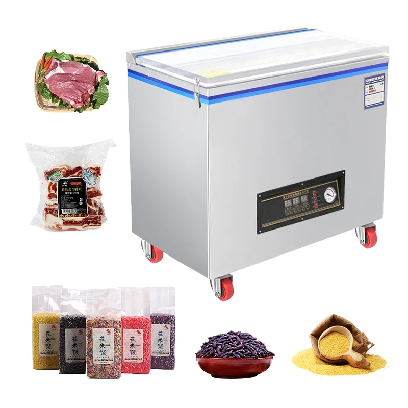 Automatic vacuum packer sealing machine single chamber vacuum packing machine for food commercial vacuum machine