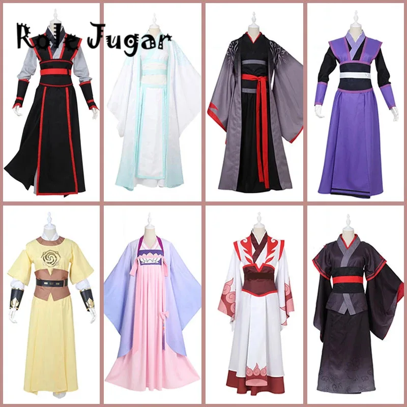 2025 Новый аниме Mo Dao Zu Shi Косплей Wei Wuxian Lan Wangji Jiang Cheng Wen Ning Косплей Костюм Grandmaster of Demonic Hanfu ★ ★