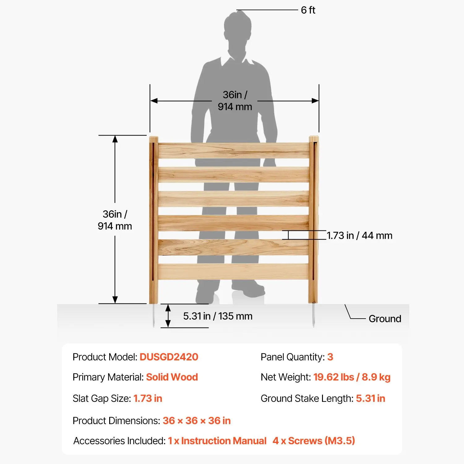 Wood Privacy Fence, 38