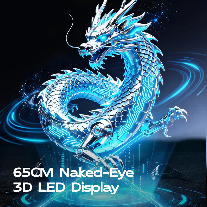 AZMAX 3D Holographic Display Projector Live Hologram Projector 3D Hologram Fan for Business Store Advertising Equipment