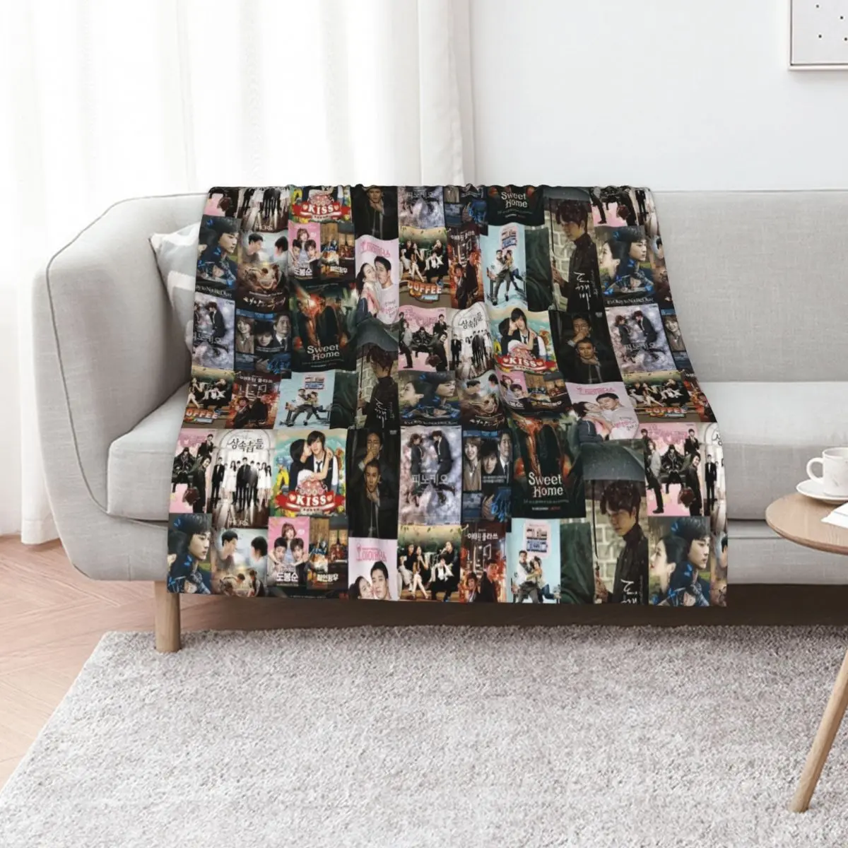Best Korean Dramas posters, k-Dramas posters for Koreaboo Itaewon class, the heirs, boys over flowers Throw Blanket