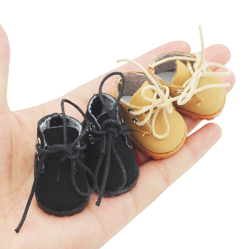 Martin Boots Suitable For 10cm Cotton Dolls Casual Shoes Boots Finger Toy Shoes Doll Pendant For Labubu