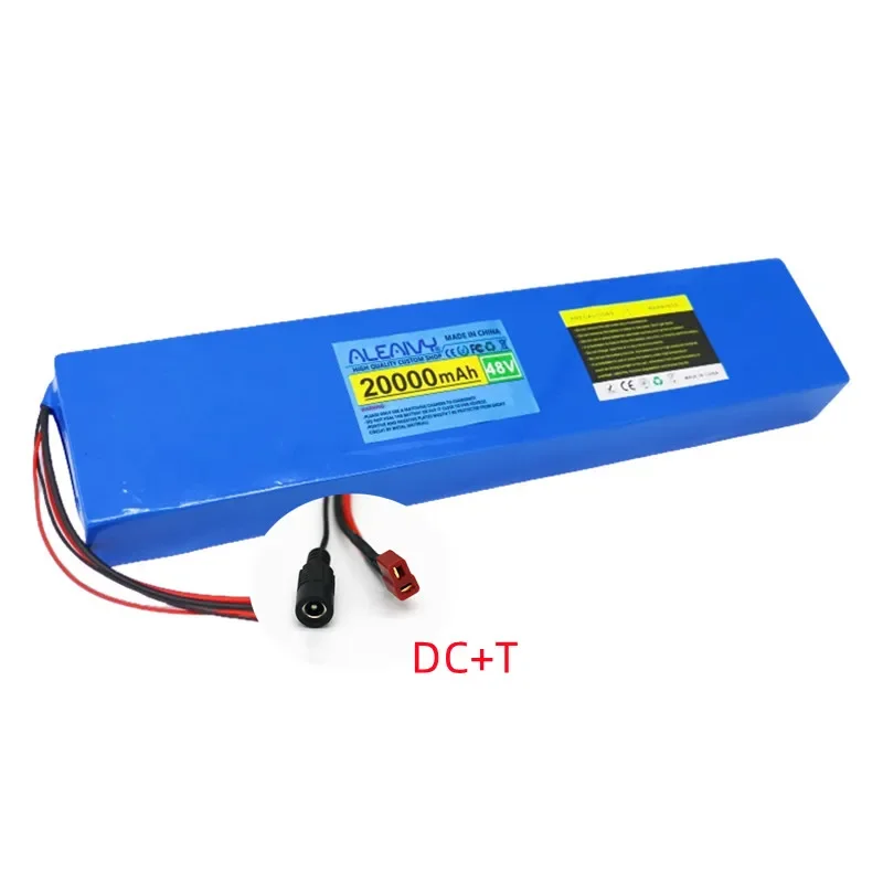 ALEVIY 48V 20Ah 13S3P oplaadbare lithium-ionbatterij geschikt voor 500W 700W elektrisch mobiliteitsgereedschap en 18650 lithiumbat - afbeelding 1