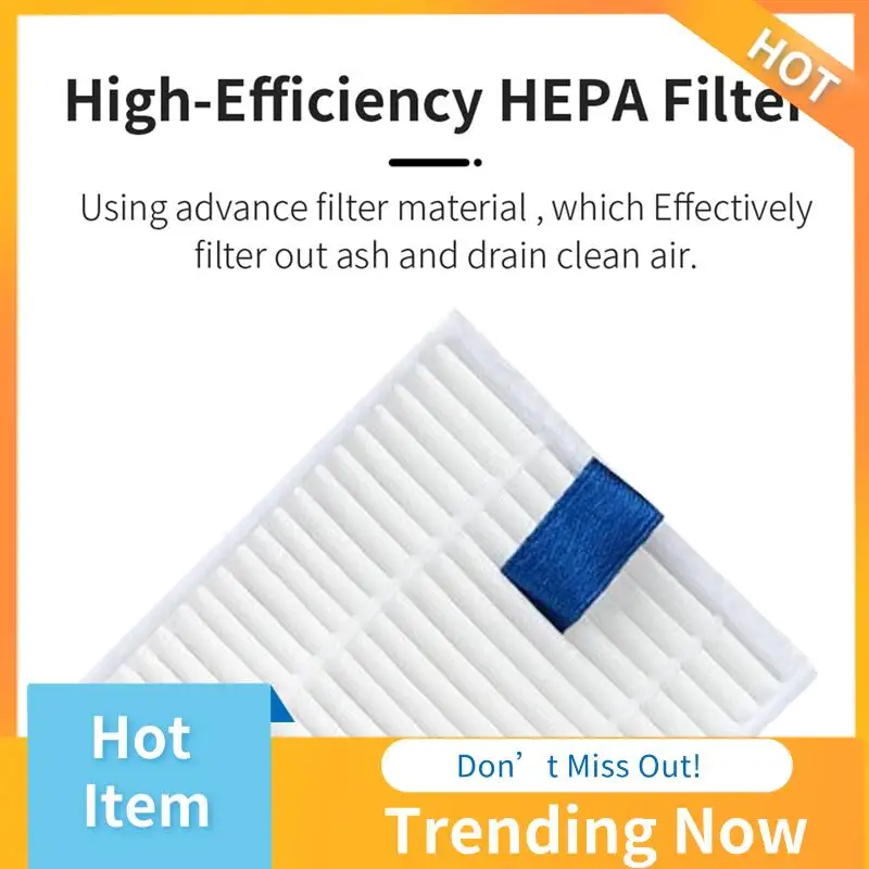 

BBNV-Main Side Brush Filter Mop Cloth For Tefal Rowenta Explorer 20 40 50 75 RG7687/RR7687WH Serie Force X3 Vacuum