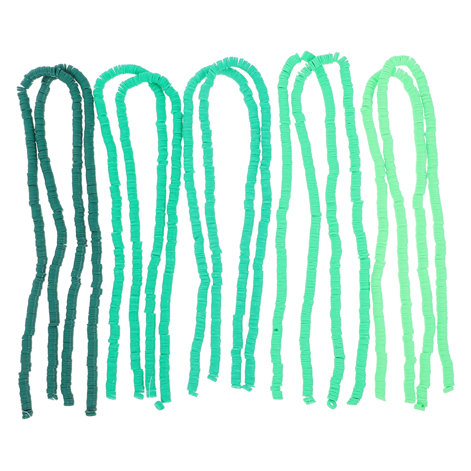 

10 PCS Soft Pottery Set Necklace Colorful Bracelet DIY Bead Clay Beads for Bracelets Crafts Charm
