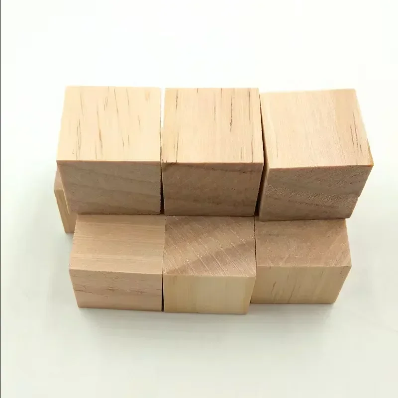 

New A Top Quality Cube Pine Solid Wood Block Small Square DIY Building Model Material Craft Accessory Kids Toy Decor Supplies