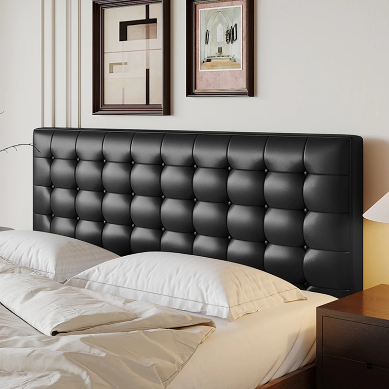 

Customized headboard soft bag cushion modern simple solid wood headboard technology leather backrest board floor bedside