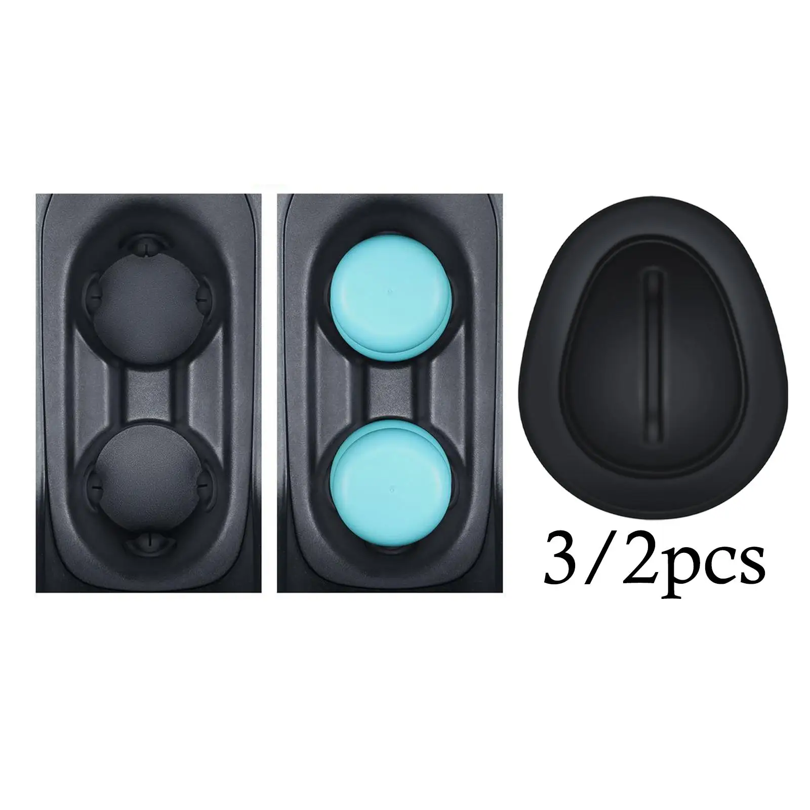 Non Slip Silicone Cup Holder Limiter Bottle Stabilizer Vehicle Drink Insert for Car Console Organization