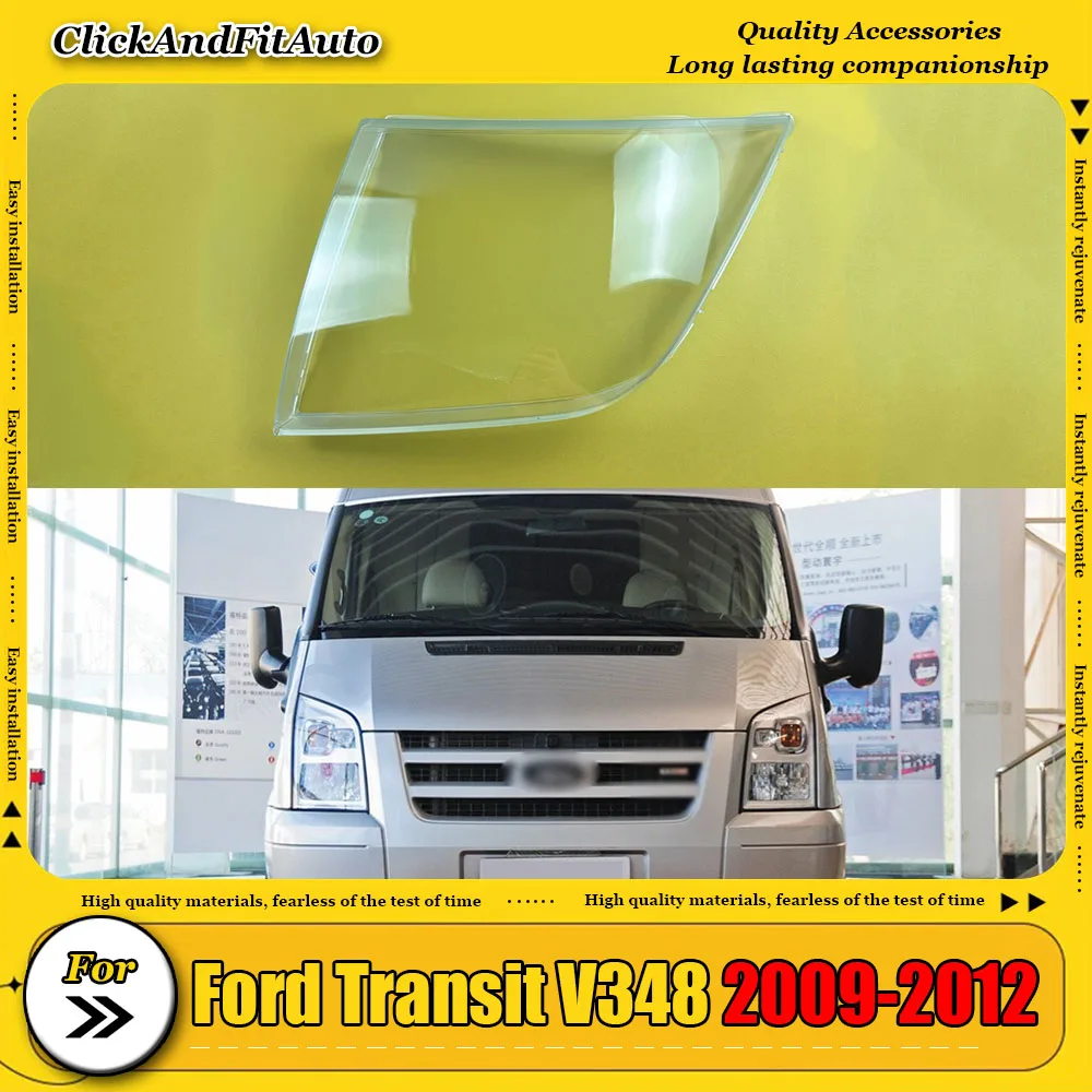 

For Ford Transit V348 2009-2012 Headlamp Lamp Cover Shell Headlight Cover Lampshade Lens Plexiglass Replace Original Lampshade
