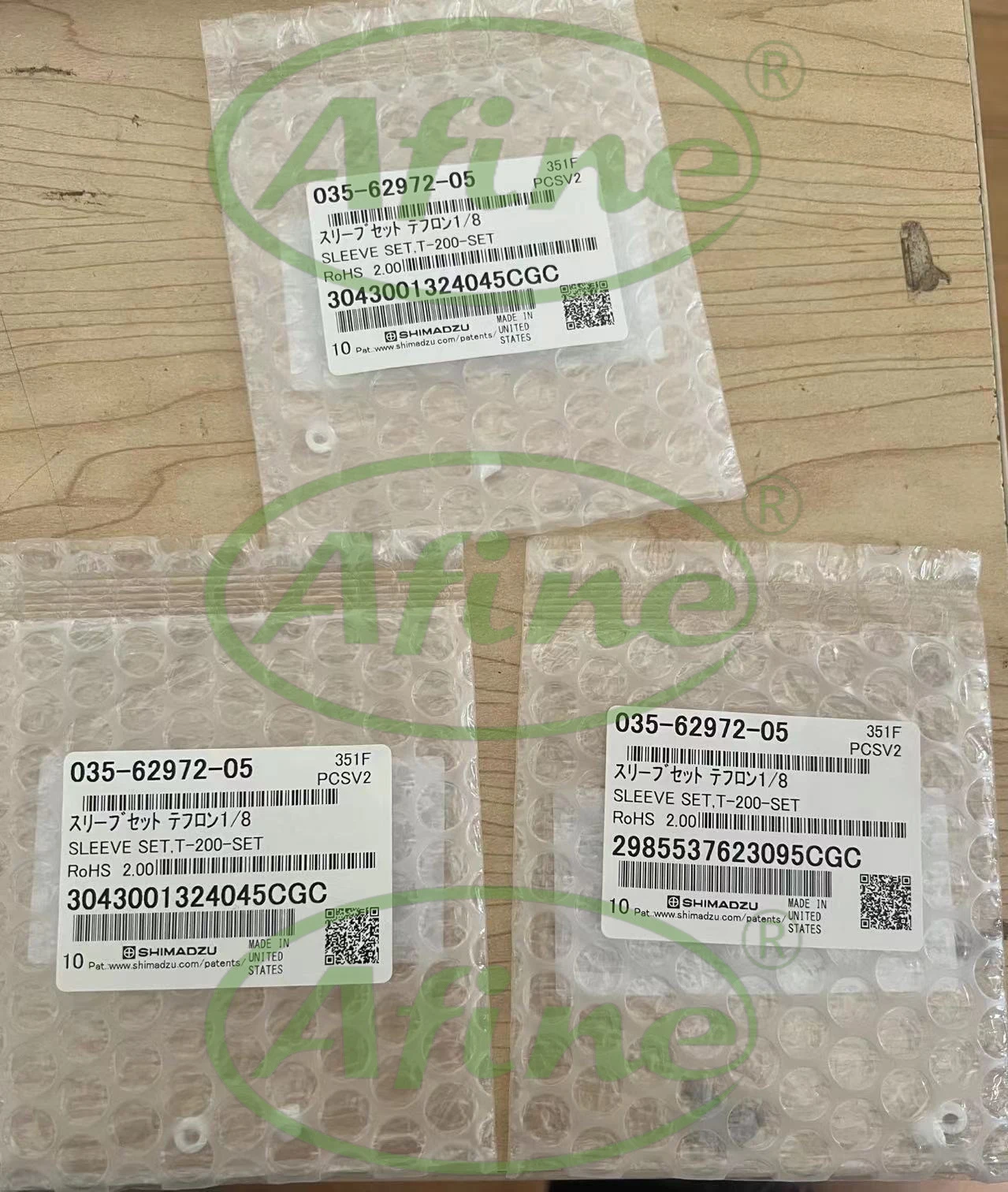 

AFINE SHIMADZU 035-62972-05 Gasket TEFLON-SEALING