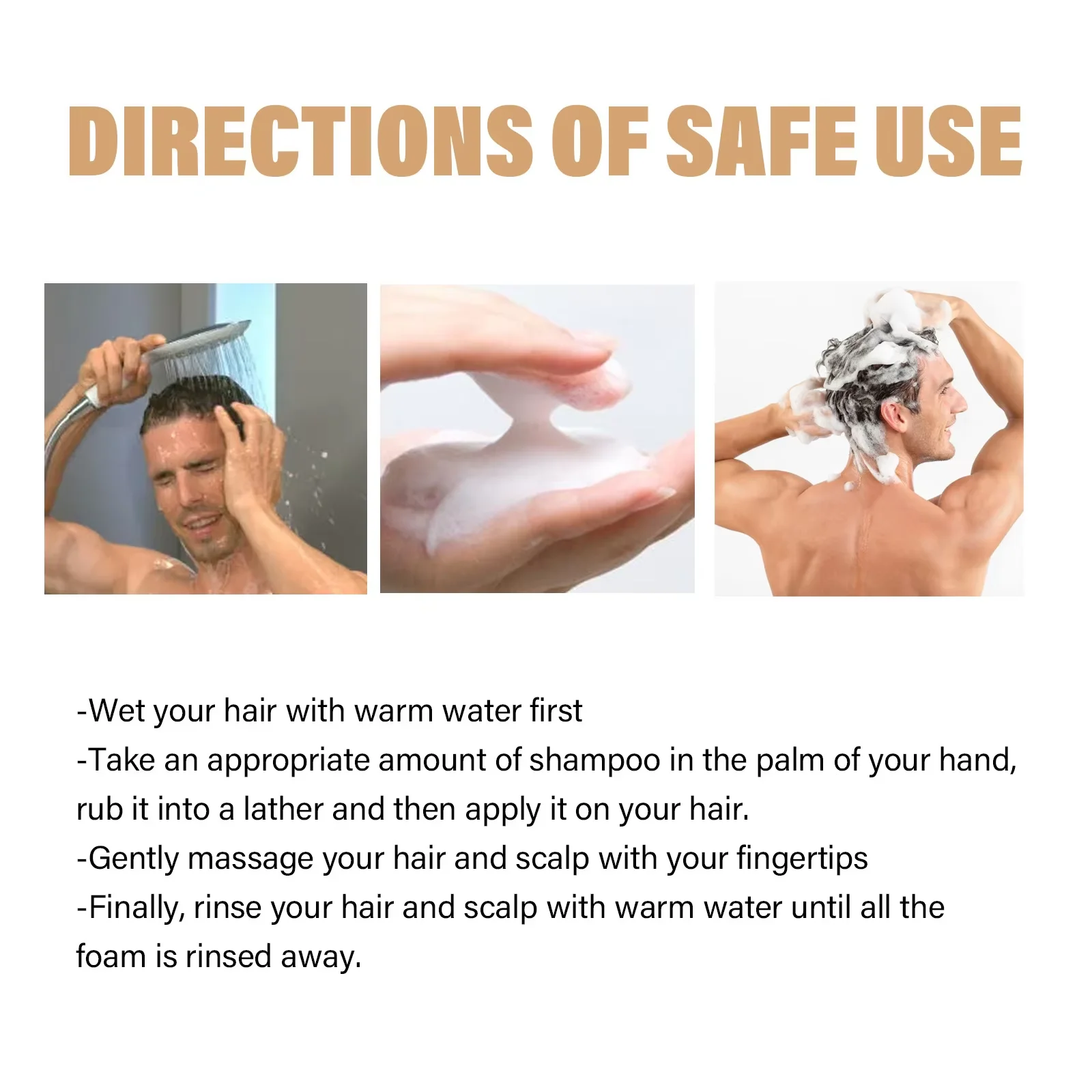 شامبو إعادة نمو الشعر من إيست مون لإصلاح فروة الرأس التالفة والجافة والمجعد والتغذية العميقة والترطيب ومنتجات العناية بنمو الشعر 100 مللي