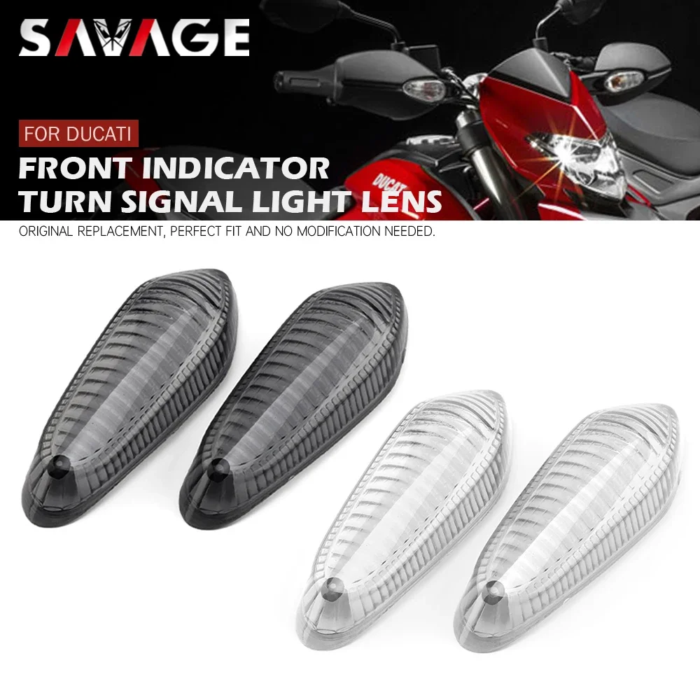 Turn Signal Light Lens For DUCATI Hypermotard 821 Hyperstrada Monster 1200 821 797 659 Panigale 899 Motorcycle Indicator Housing