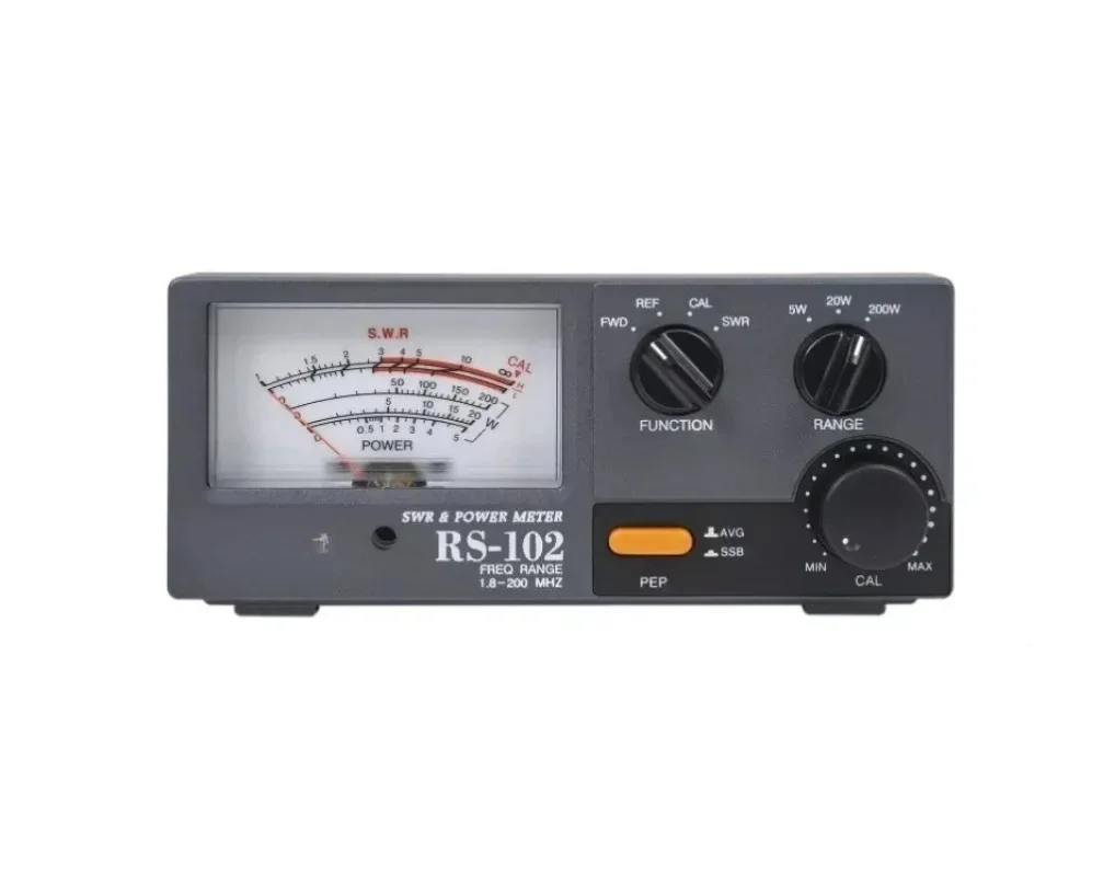 For NISSEI RS-102 1.8-200MHz 200W SWR Power Meter HF VHF Analog RF Meter With LED Backlight - view 4