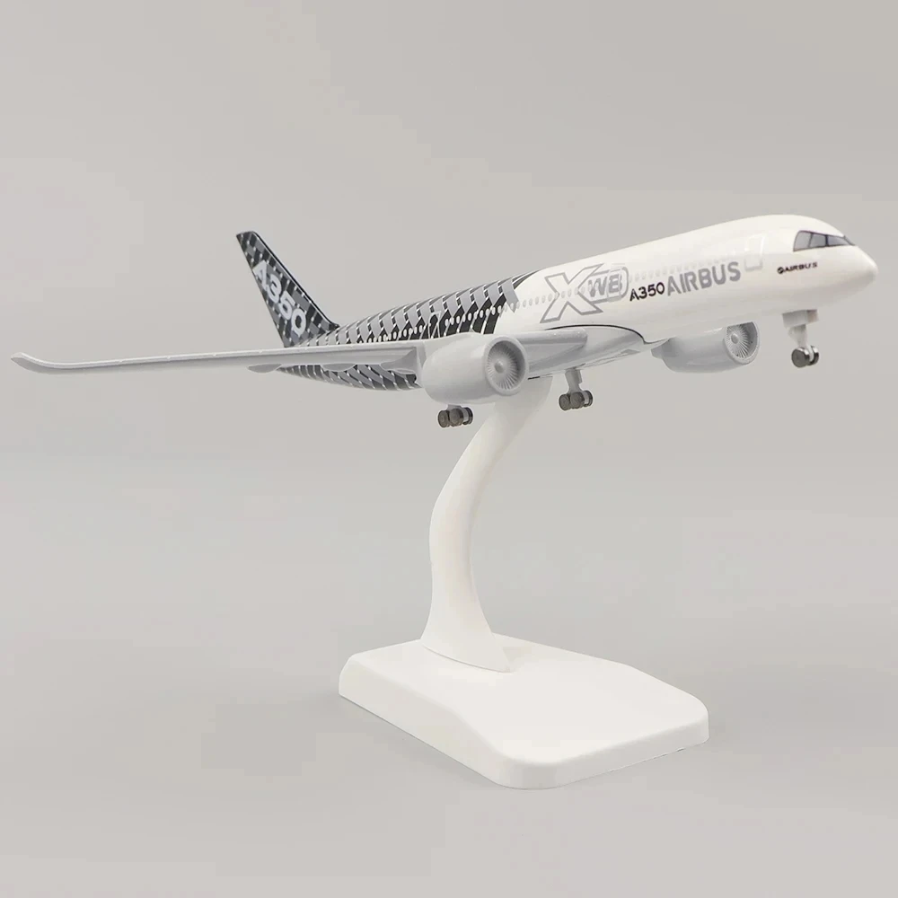 20CM A350 XWB Airline Model Plane Prototype Airbus A350 Aircraft Alloy Metal Diecast Airplanes Resin Plane for Collection