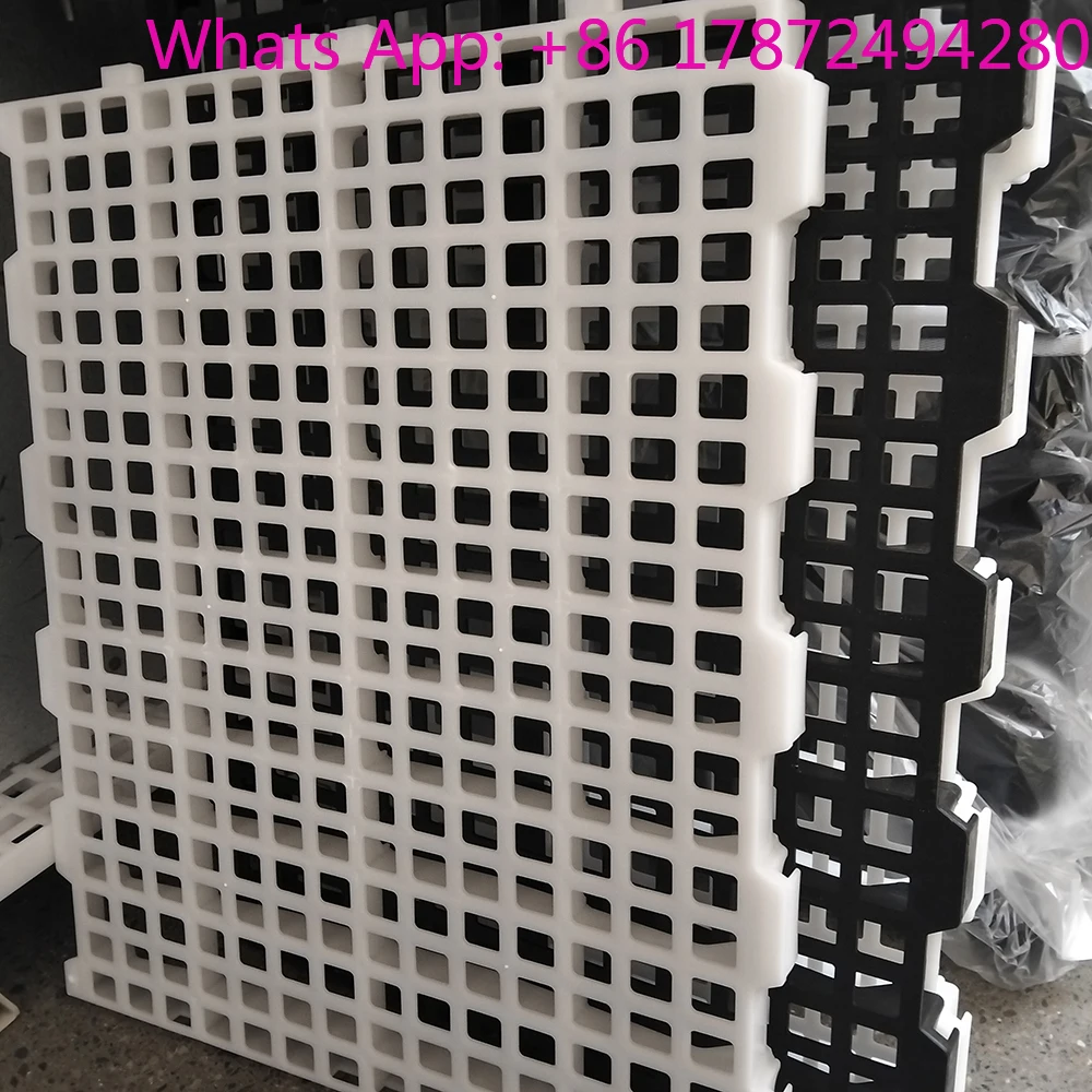 Industrial-Grade RS-41 Plastic Slat Flooring, Economic Raised Floor Equipment for Broiler Breeding Farms