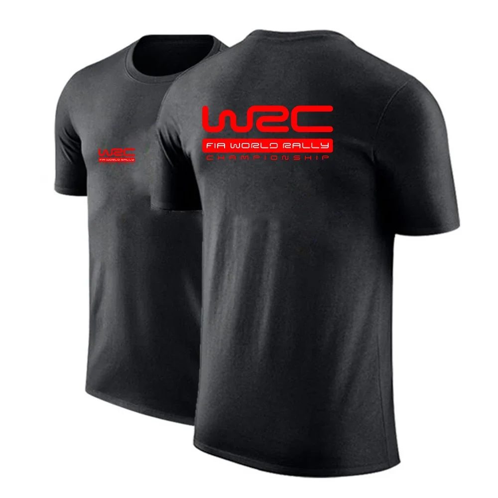 World Rally Championship WRC Printed T Shirt Men Solid Color T-shirt Simple style Male Casual Tshirt short sleeve O neck Tops