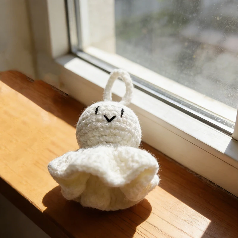 

Crochet little ghost decoration Amigurumi, cute gift idea, handmade Halloween decor, perfect for fall celebrations