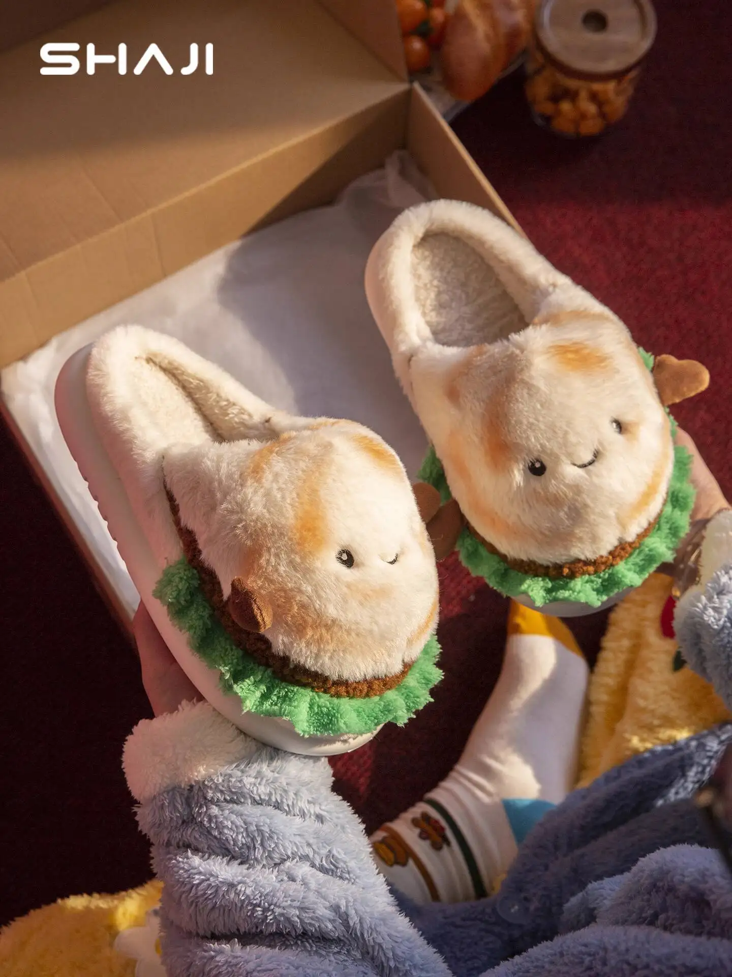 Мужские и женские домашние тапочки, новинка зимы 2022 года, хлопковые тапочки унисекс, домашние домашние плюшевые тапочки на закрытом каблуке с флисовой подкладкой