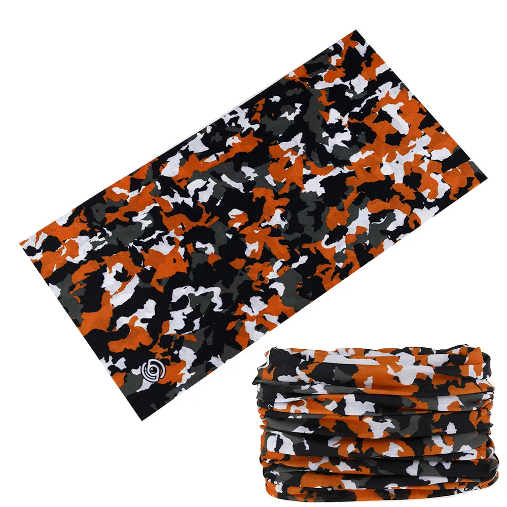 Camouflage Scarf Multifunctional Cycling Bandana Neck Warmer Face Shield Mask Outdoor Sport Balaclava Braga Cuello