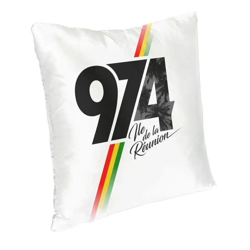 Nordic Style 974 Reunion Island Cushion Covers 45x45cm Polyester Signature Pillow Case for Car Pillowcase Living Room Decoration
