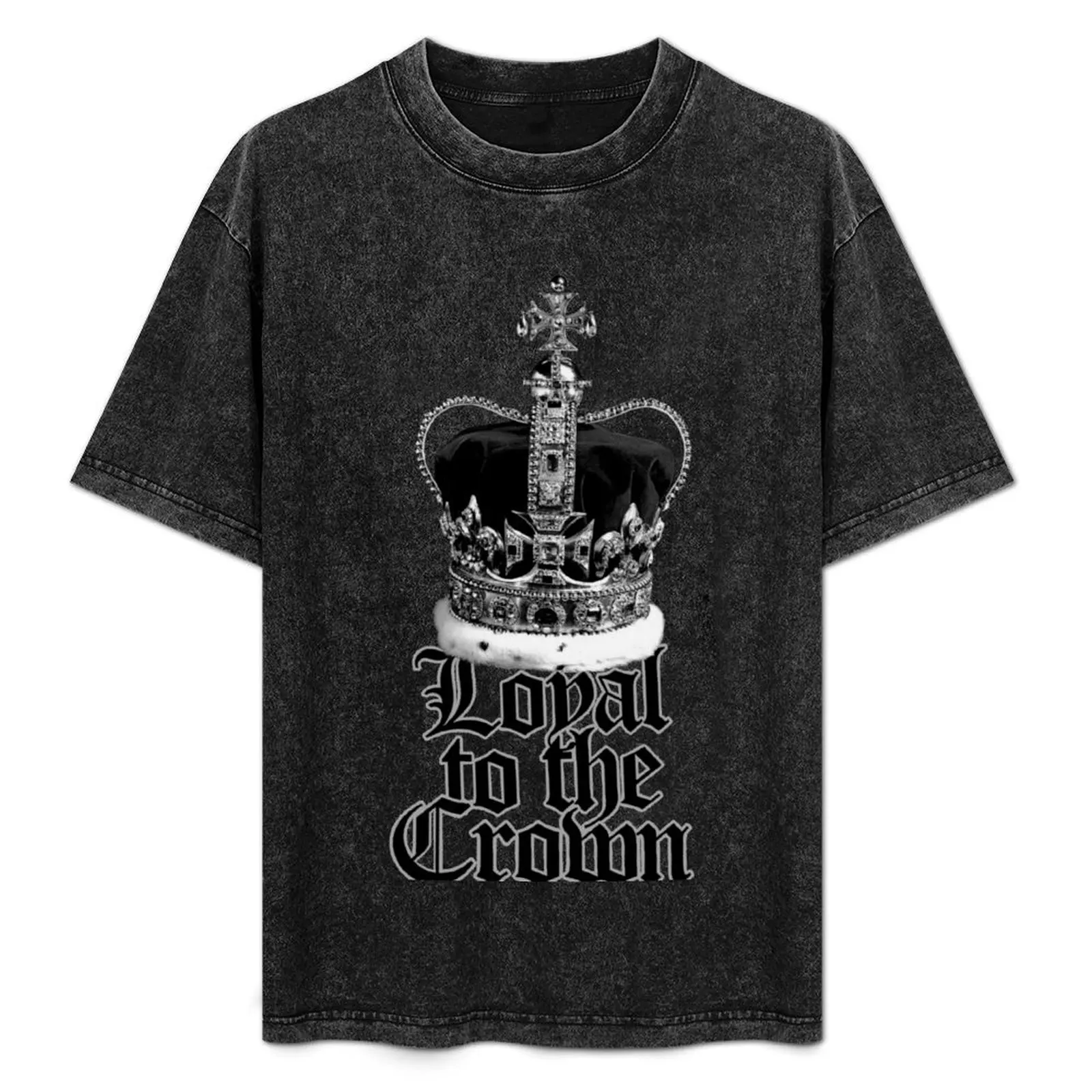 

Loyal to the Crown T-Shirt Plus Size Simple Casual Top