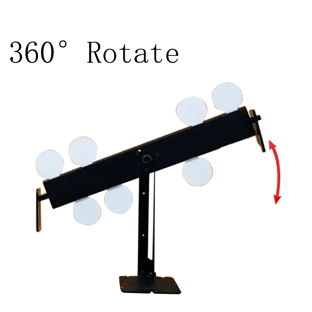 360 Degree Resetting and Rotate Metal Shooting Target for Air Soft/BB\'s/Water Bullet/Soft Bomb