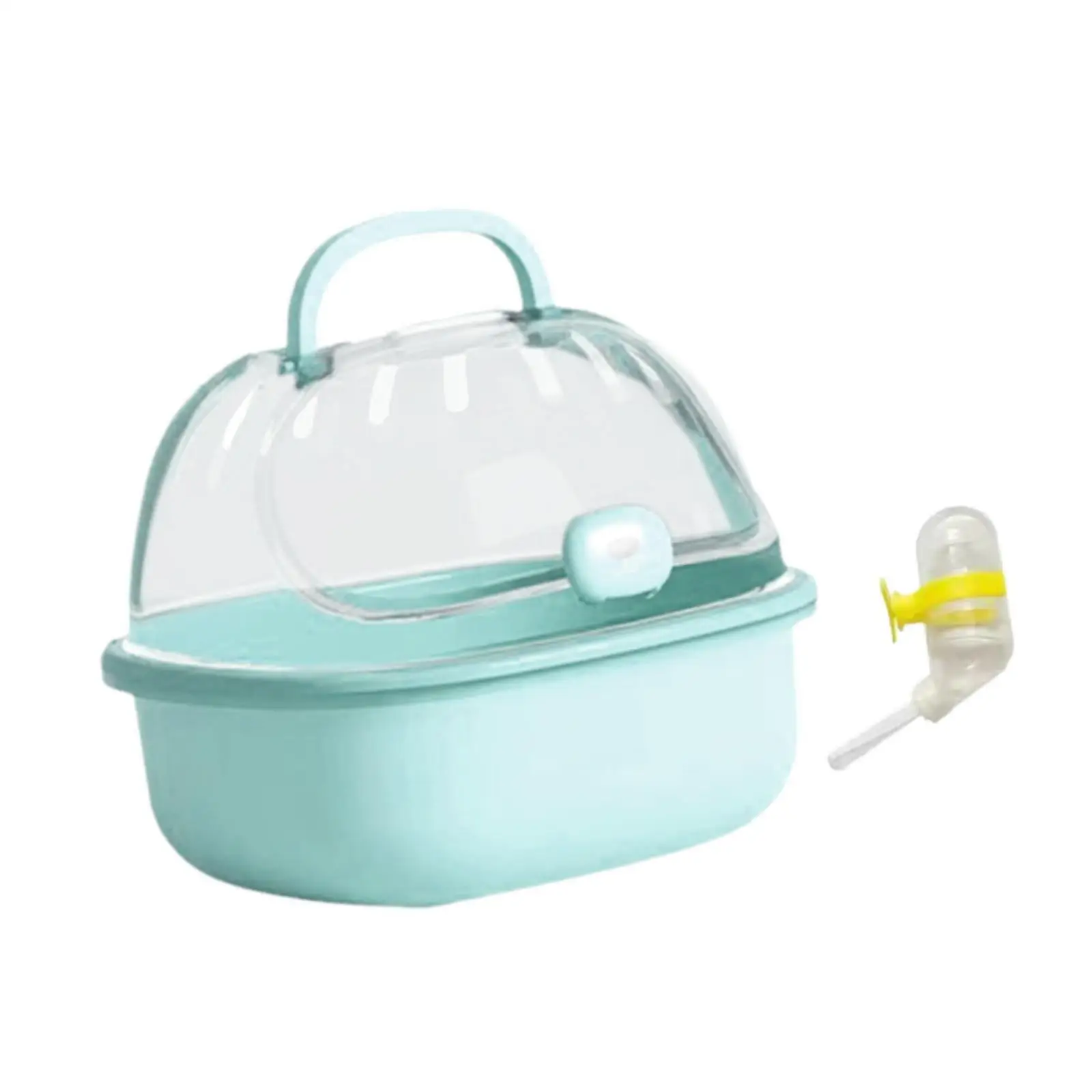 Hamster Carry Case Cage Habitat Transparent Convenient Portable Traveling Pet Outgoing for Chinchilla Small Animals Squirrel