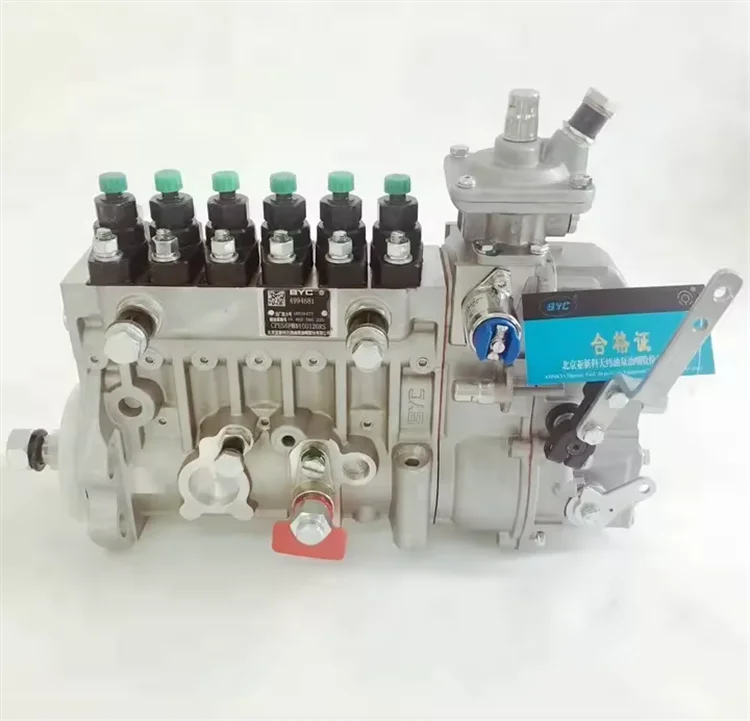 Cumin 6BTA5.9 Construction machinery Fuel Injection Pump BYC diesel fuel pump 4994681