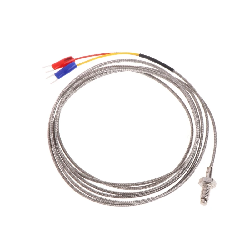 J Type M6 Screw Probe Thermocouple Temperature with 2M Cable for Industry