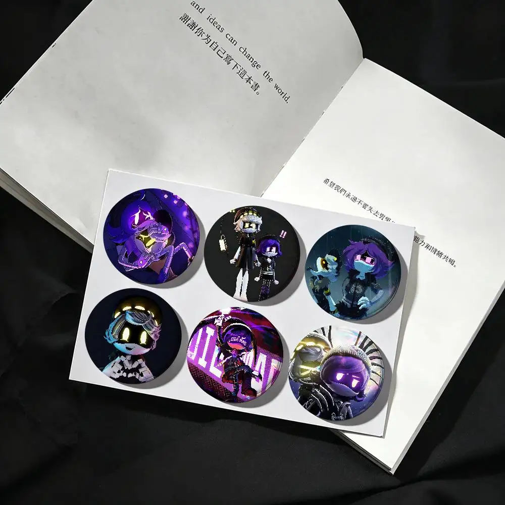 Game M-Murder-D-Drones N V J Badge Pins For Friend, Backpack, Clothing, Collectible Accessories, Jewelry Gift