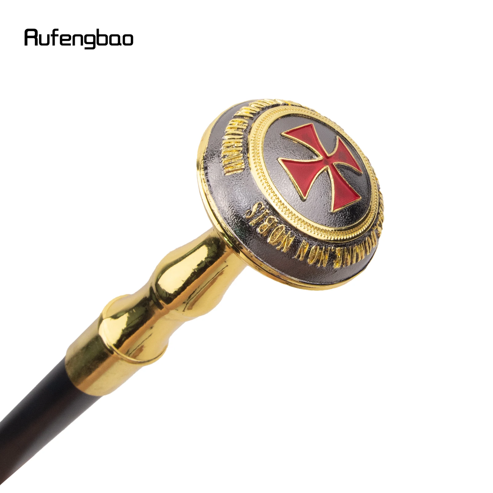 Red Cross Freemasonry Freemasons Totem บรรเทาเดิน Cane แฟชั่นเดิน Stick สุภาพบุรุษ Crosier ลูกบิดเดิน Stick 93 ซม.