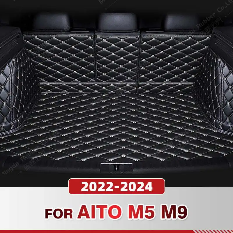 

For AITO M5 2022-2024 M9 2024 Auto Full Coverage Trunk Mat Car Anti-dirty Pad Protective Pad Cargo Liner Interior Accessories
