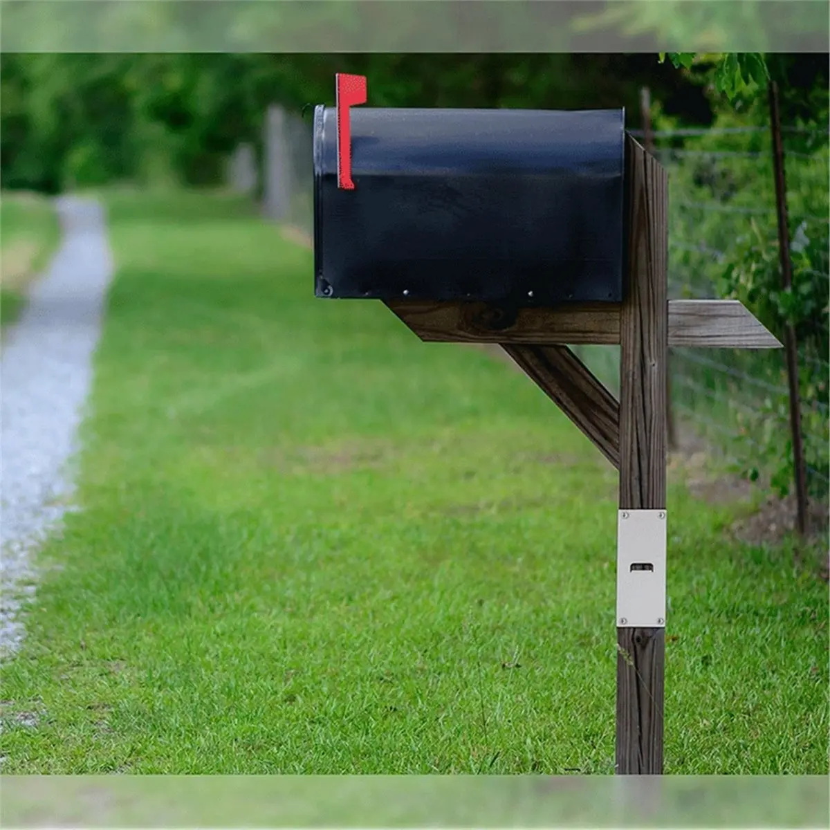 Mail Post Extender Bracket for Post Fence Extender Bracket for Extending Reinforce Mender for Fence Pool Porche Mailbox