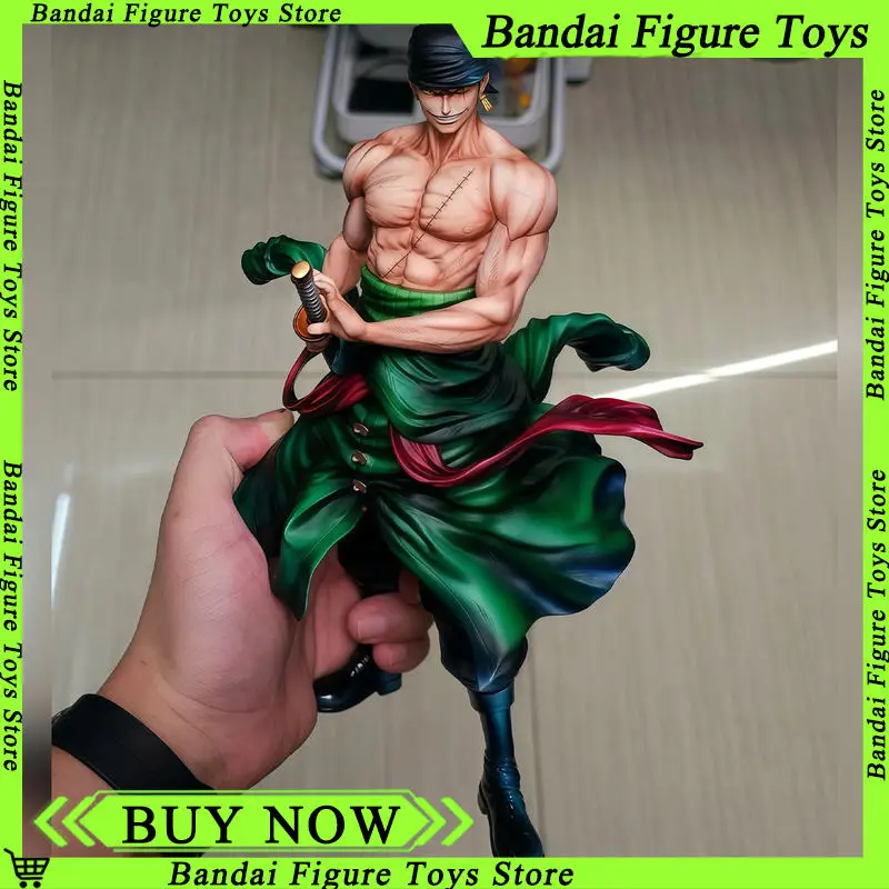 

28CM One Piece Zoro Anime Figure Pvc Roronoa Zoro Manga Standing Action Figurine Statue Decor Collection Model Kids Birthday Toy