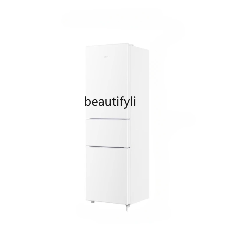 217L 3 door home rental dormitory energy saving and low noise 2 people small home refrigerator ultra-thin