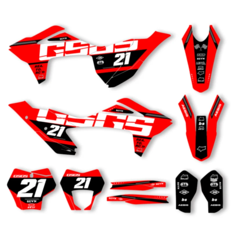 

SPACE Motorcycle Graphics Decals Stickers for GASGAS 2021 2022 2023 21-23 EC MC Decals Stickers Kits 010