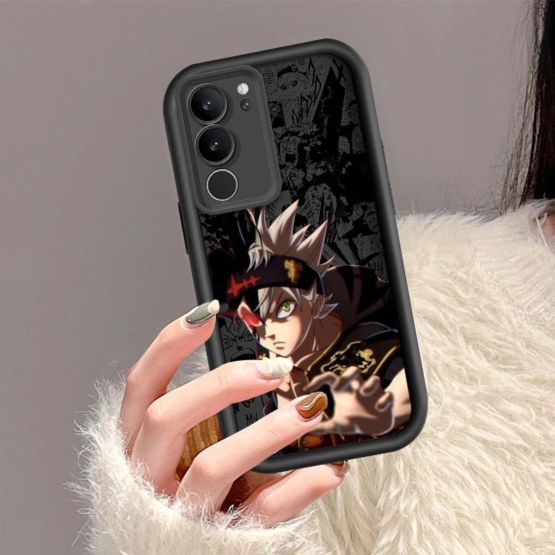 Cool B-oys Anime Black Clover For Samsung Galaxy A14 A15 A13 A12 A31 A73 A81 A71 A51 Core Lite Eye Ladder Phone Case