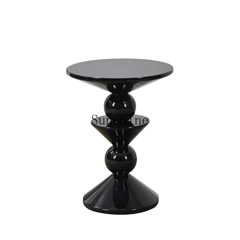 

Nordic fashion creative small round table furniture sofa side bedside table small table